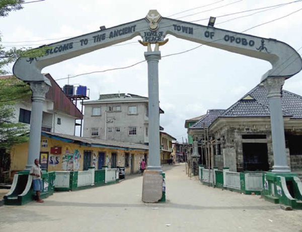 Prominent gateway into Opobo Kingdom
